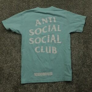 Anti Social Social Club shirt XS x Neighborhood Turbo  Blue Graphic